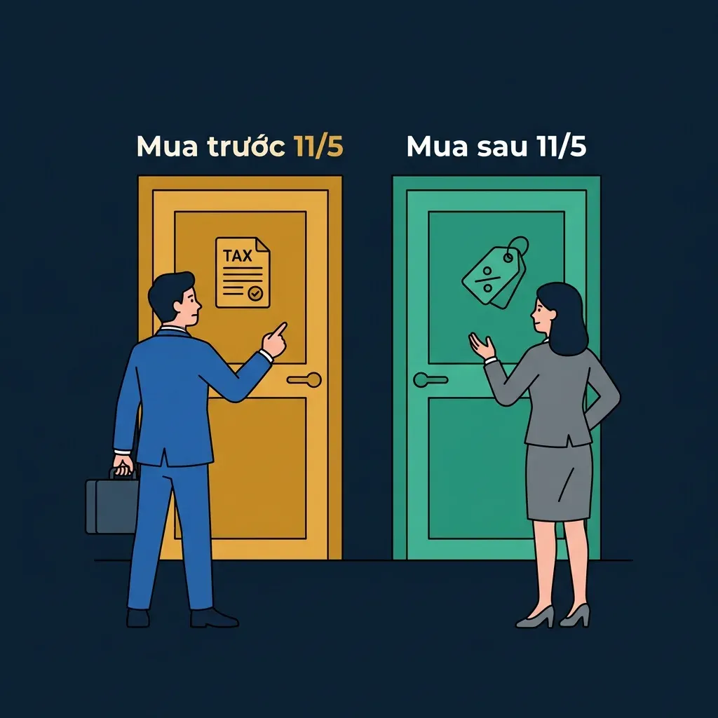 Hai lựa chọn: mua trước hay mua sau ngày không hưởng quyền