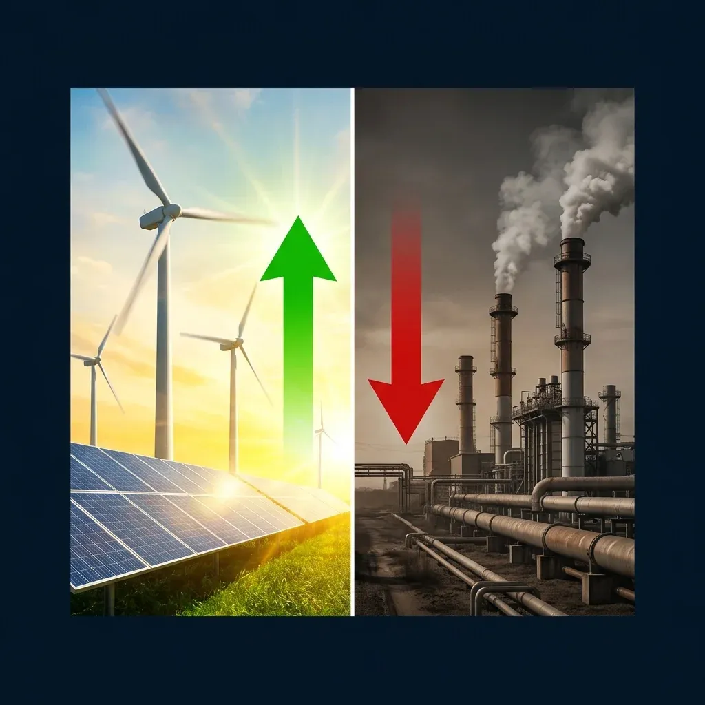 So sánh triển vọng điện tái tạo và điện khí