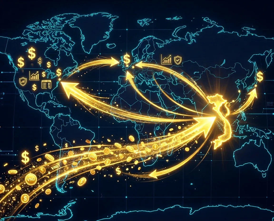 Dòng vốn toàn cầu hướng về Việt Nam