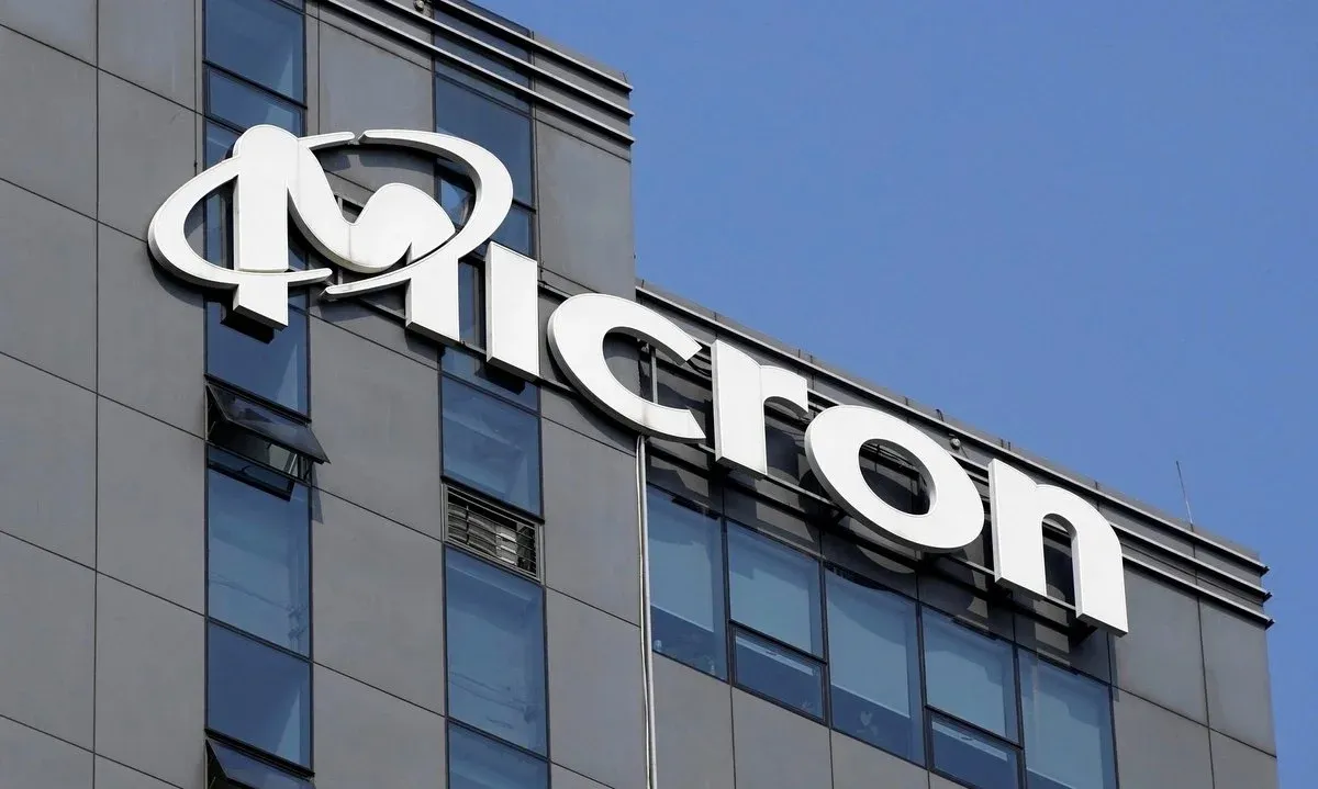 Logo Micron Technology, doanh nghiệp đang được nhìn như phép thử gần nhất cho nhu cầu bộ nhớ