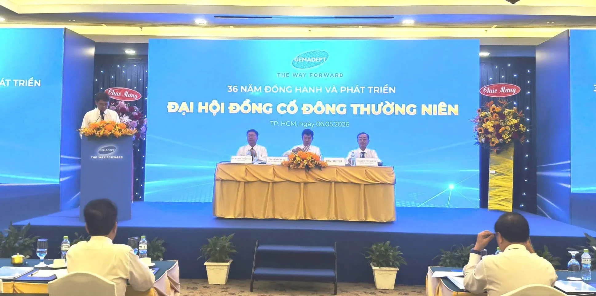 Đại hội đồng cổ đông thường niên Gemadept ngày 6/5/2026 tại khách sạn REX, TP.HCM