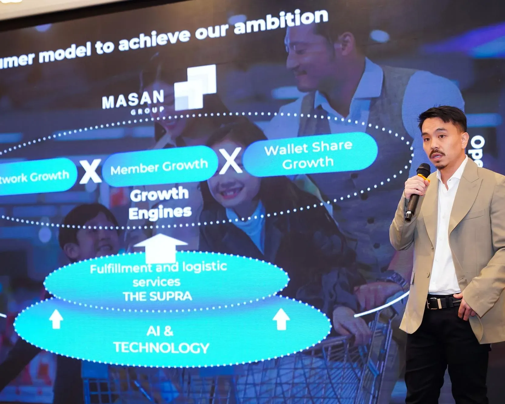 CEO Danny Le trình bày mô hình tiêu dùng tại ĐHCĐ Masan