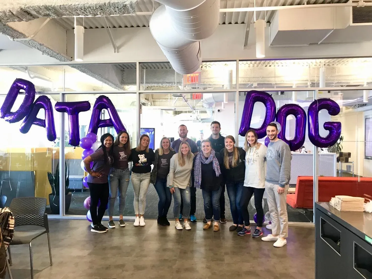 Trụ sở và đội ngũ Datadog tại New York