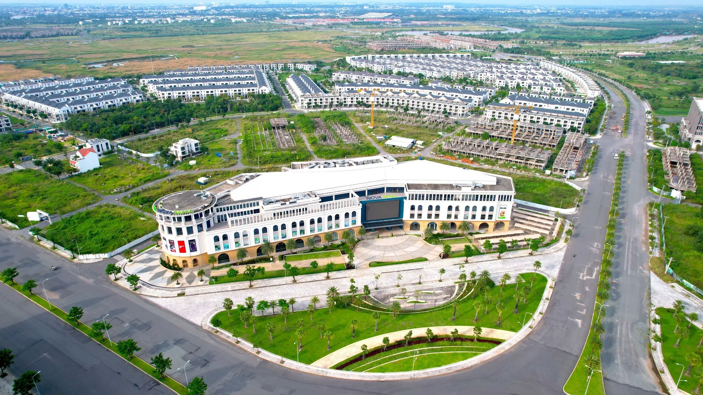 Dự án bất động sản nhìn từ trên cao