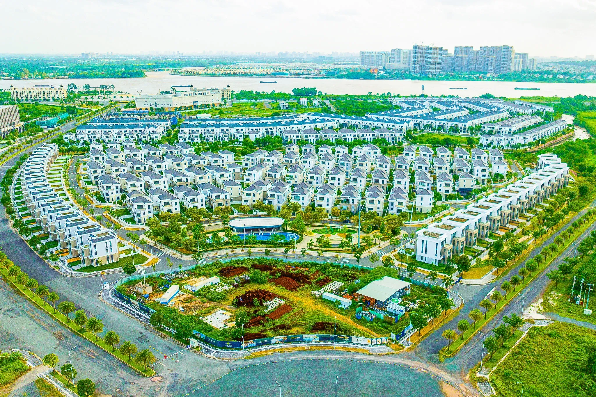 Dự án Aqua City của Novaland nhìn từ trên cao