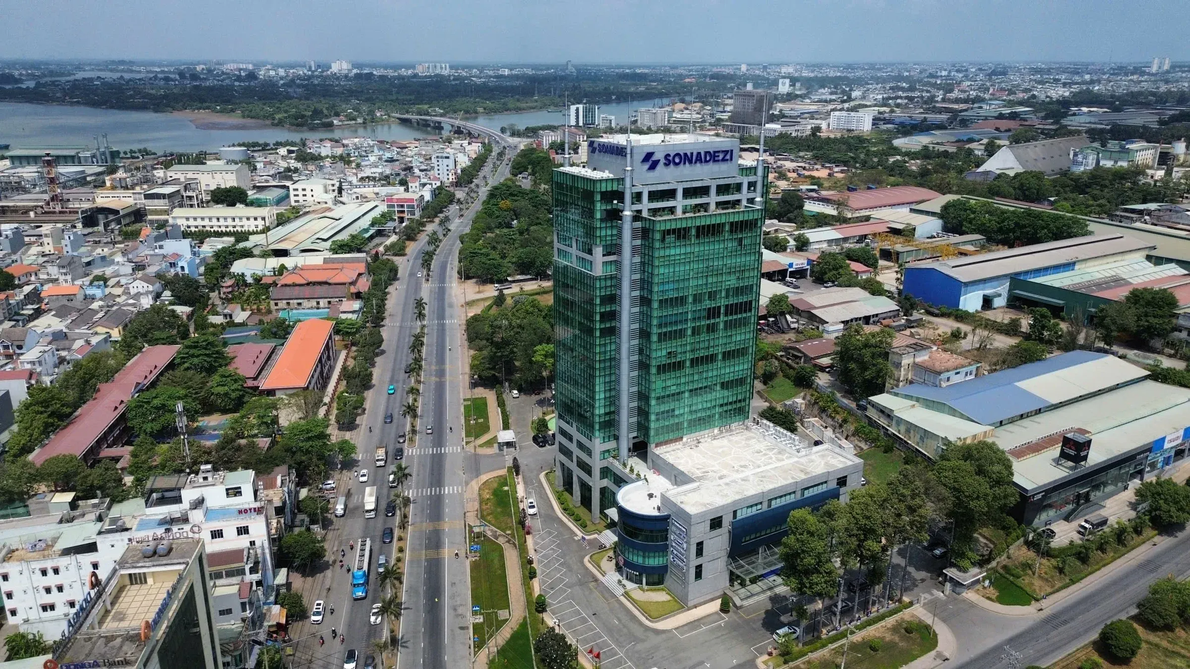 Trụ sở Sonadezi và khu công nghiệp tại Đồng Nai