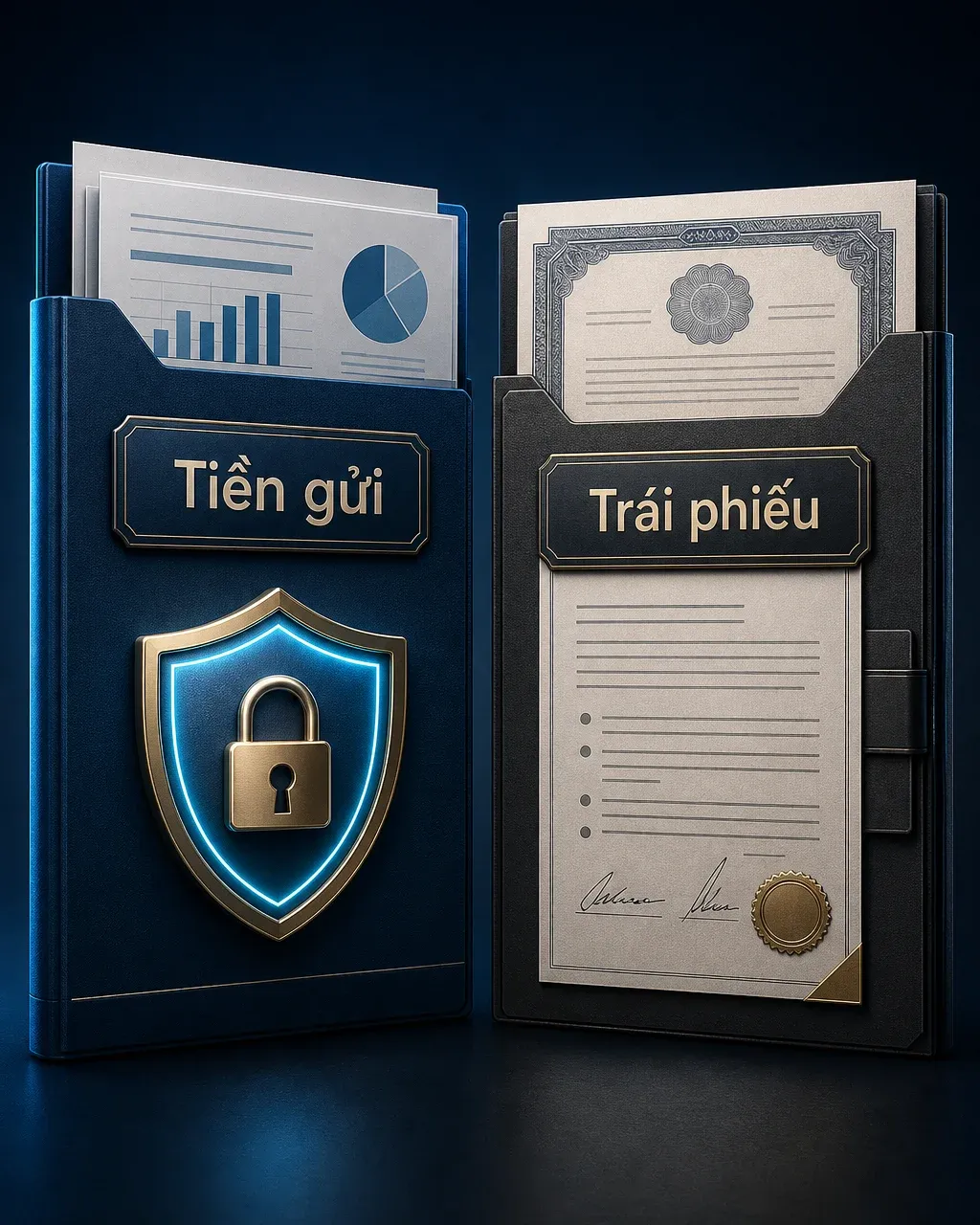 So sánh tiền gửi và trái phiếu