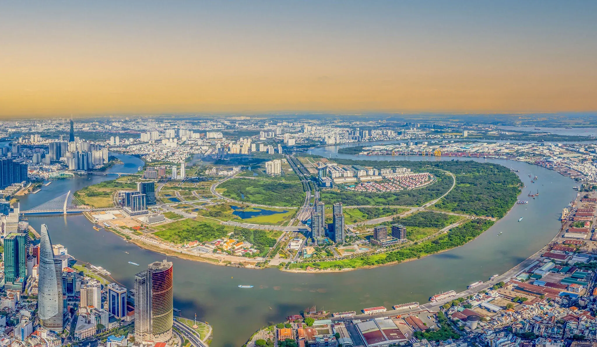 Khu Thủ Thiêm TP.HCM — vị trí dự kiến VIFC-HCMC